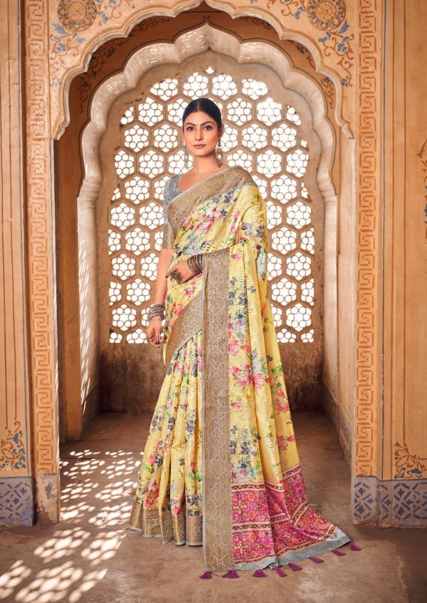 Shvetambar Pankh Silk Ocassional Fancy Silk Saree Collection